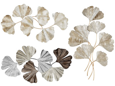 新中式银杏叶墙饰挂件