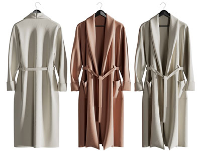 现代浴袍、浴衣
