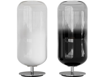 现代玻璃灯罩台灯