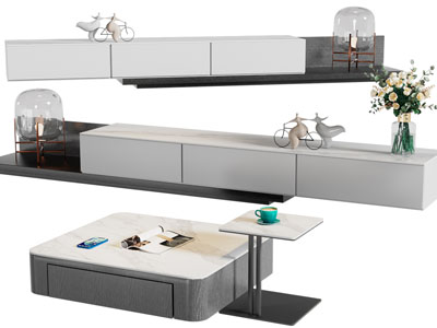 现代电视柜、茶几