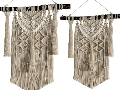 北欧编织墙饰挂件