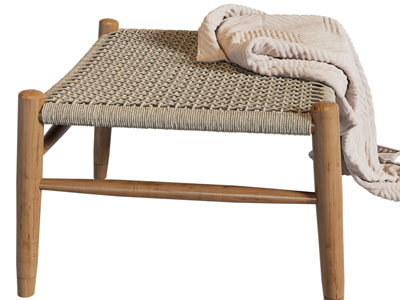 新中式藤编凳子