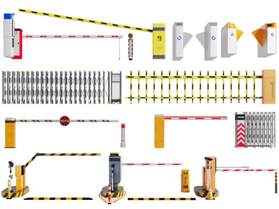 现代可遥控伸缩大门、闸门、门挡