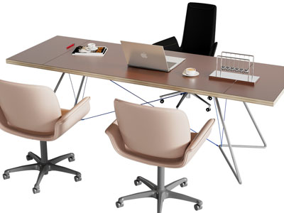 现代书桌椅组合