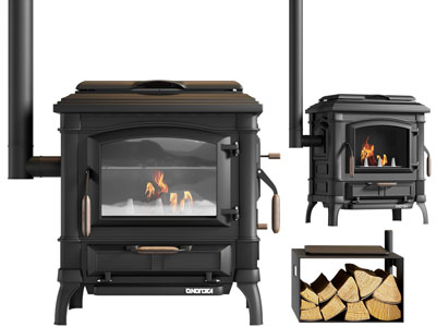 北欧金属壁炉火炉