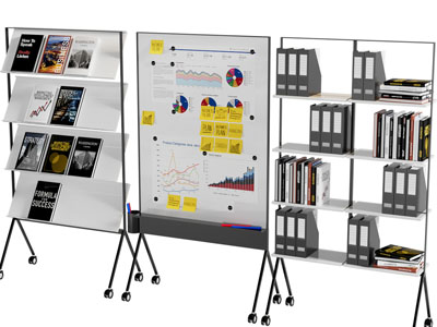 现代书籍杂志收纳架