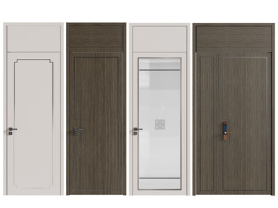 新中式单扇、子母平开门