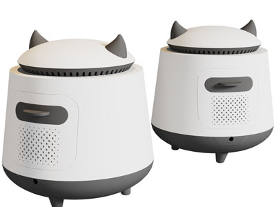 现代智能音响香薰加湿器3d模型 现代智能音响香薰加湿器