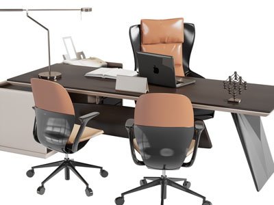 现代老板台、老板桌椅组合