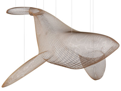 现代鲸鱼造的吊灯