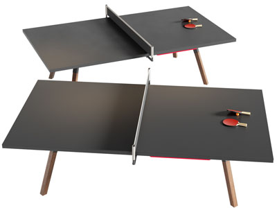 现代长方形乒乓球桌