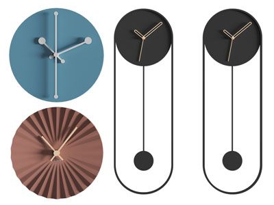 现代钟表墙饰挂件