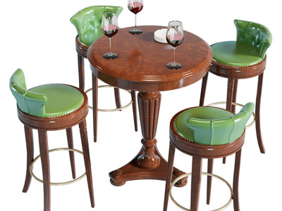 美式吧桌、吧椅