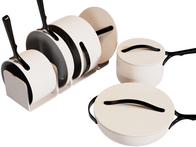 现代平底锅、煮锅和炒锅