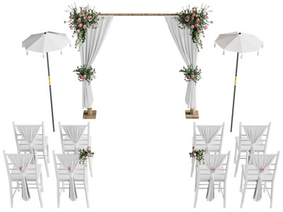 现代婚庆现场美陈