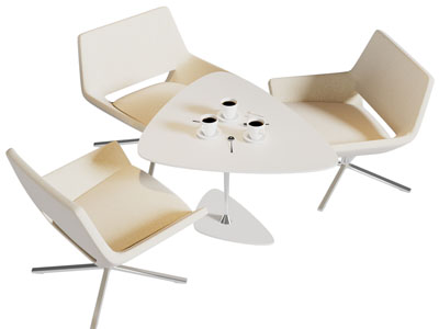 现代休闲桌椅组合