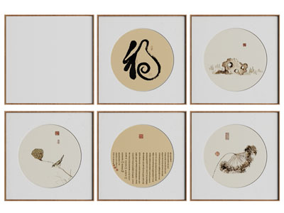 新中式装饰挂画