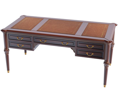 新古典实木书桌