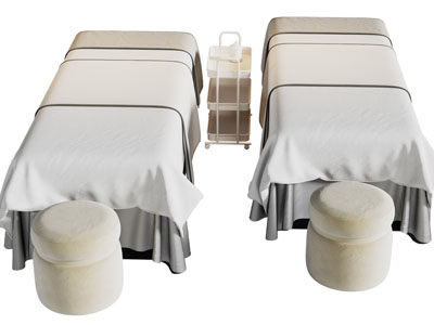 新中式美容按摩床