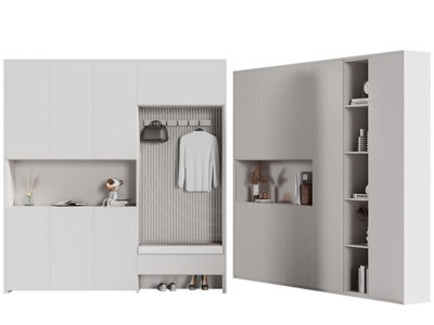 现代玄关装饰鞋柜