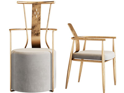 新中式休闲椅子