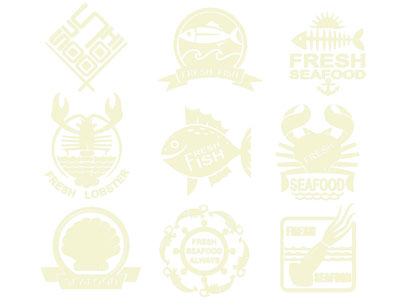 现代海鲜墙饰挂件