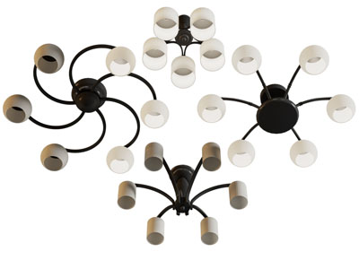 北欧螺旋造的吊灯