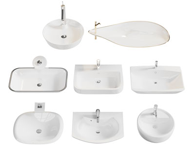 现代陶瓷洗手盆