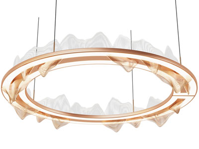 新中式圆形吊灯