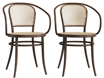 现代藤编休闲椅子