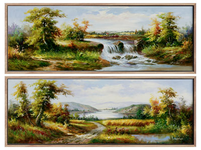 欧式装饰挂画、油画