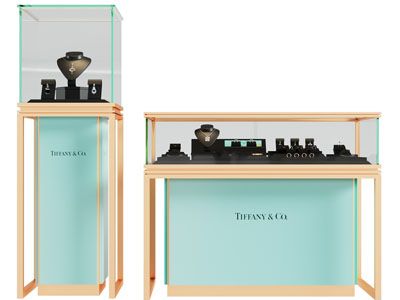 现代轻奢珠宝首饰展示柜