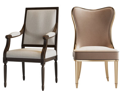 新古典扶手椅、休闲椅子