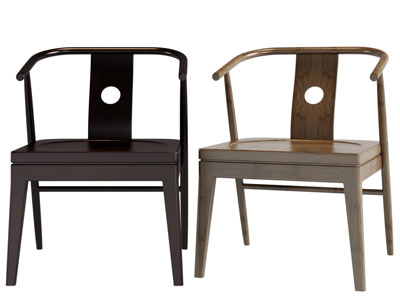 新中式实木休闲椅子