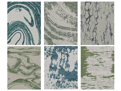 现代长方形地毯