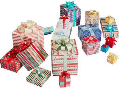 现代礼物、礼品包装盒