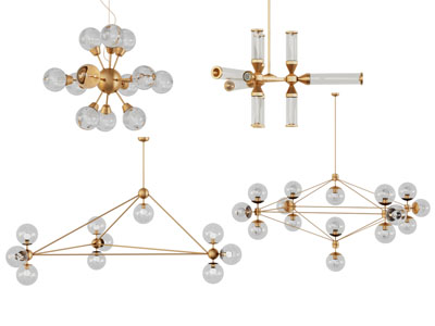 现代轻奢玻璃泡泡吊灯