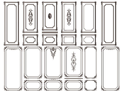 欧式雕花石膏线条
