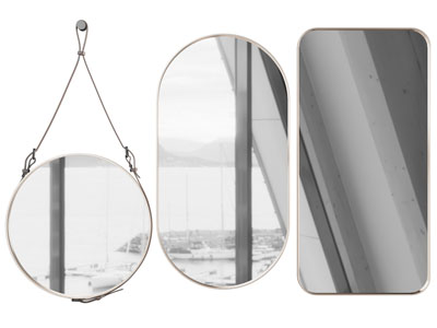 现代装饰镜子、墙饰挂件