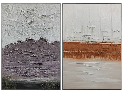 侘寂风抽象装饰挂画