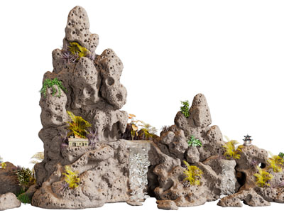 新中式假山景观园艺小品