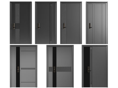 现代单扇、子母平开门