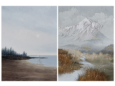 现代风景装饰挂画