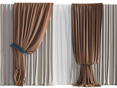 现代窗帘窗纱