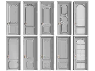 美式单扇平开门