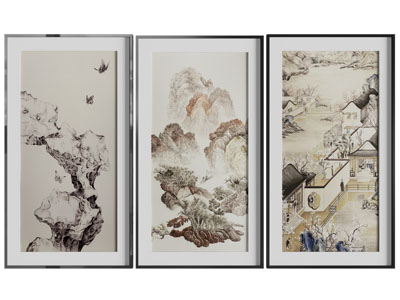 新中式装饰挂画