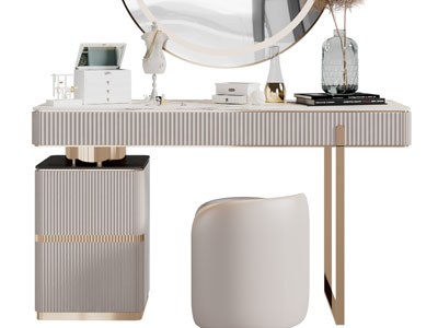 现代轻奢化妆、梳妆台