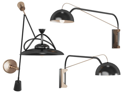 现代可转向的壁灯