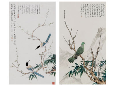 新中式花鸟装饰挂画