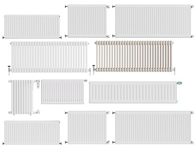 现代暖气管、暖气片